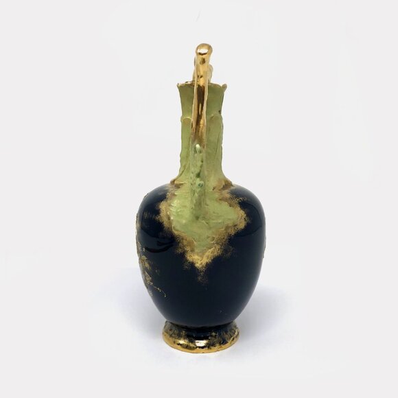 Antique Hand Painted Austrian Vase - Picture 4 of 11